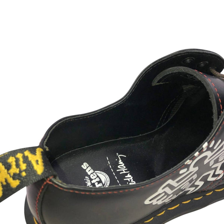 Dr. Martens 1461 Keith Haring 3-hole shoes, size 5 Women's 24.0cm unclear black type Vintage Second Hand