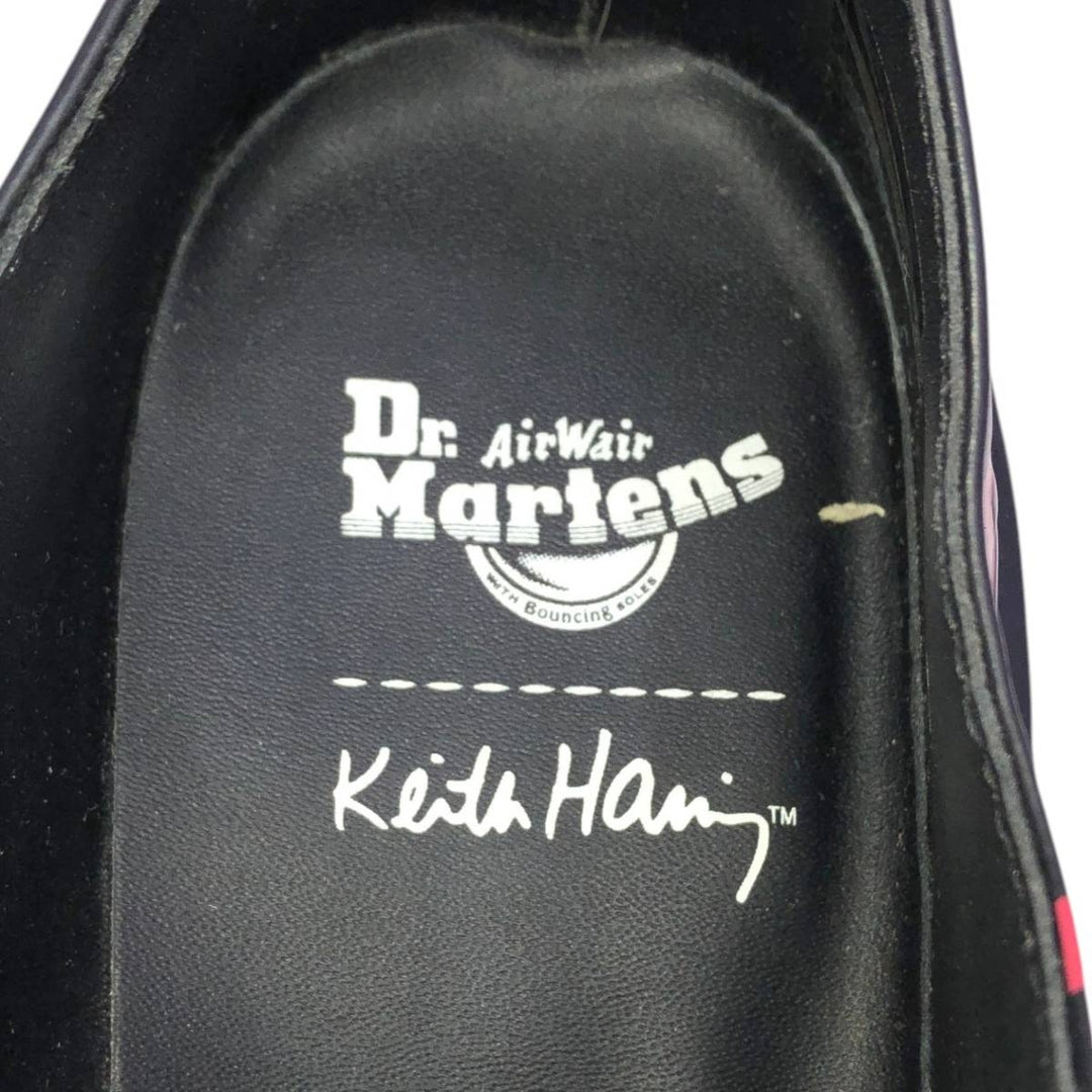 Dr. Martens 1461 Keith Haring 3-hole shoes, size 5 Women's 24.0cm unclear black type Vintage Second Hand