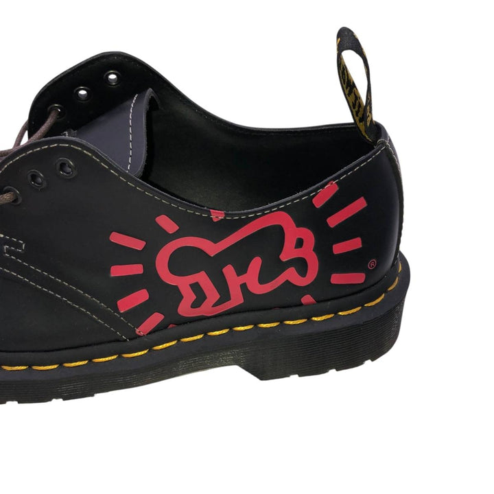 Dr. Martens 1461 Keith Haring 3-hole shoes, size 5 Women's 24.0cm unclear black type Vintage Second Hand