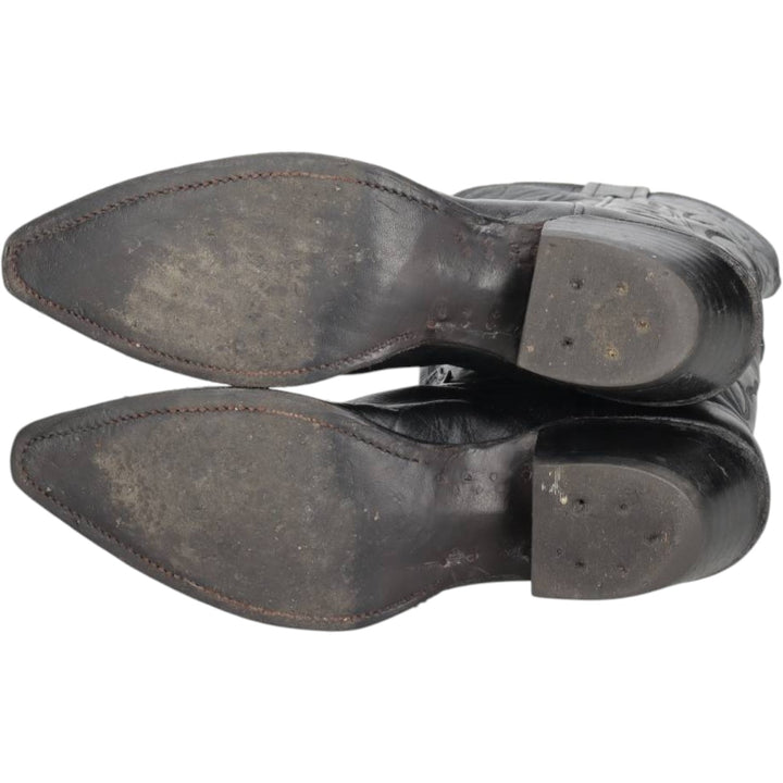 Nocona Boots Western Boots, Size 5 1/2 B Women's 24.0cm unclear black type Vintage Second Hand
