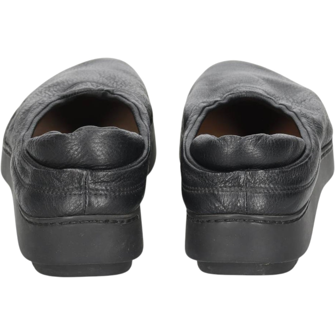 Trippen leather shoes, made in Germany, size 39 Women's 25.0cm unclear black type Vintage Second Hand