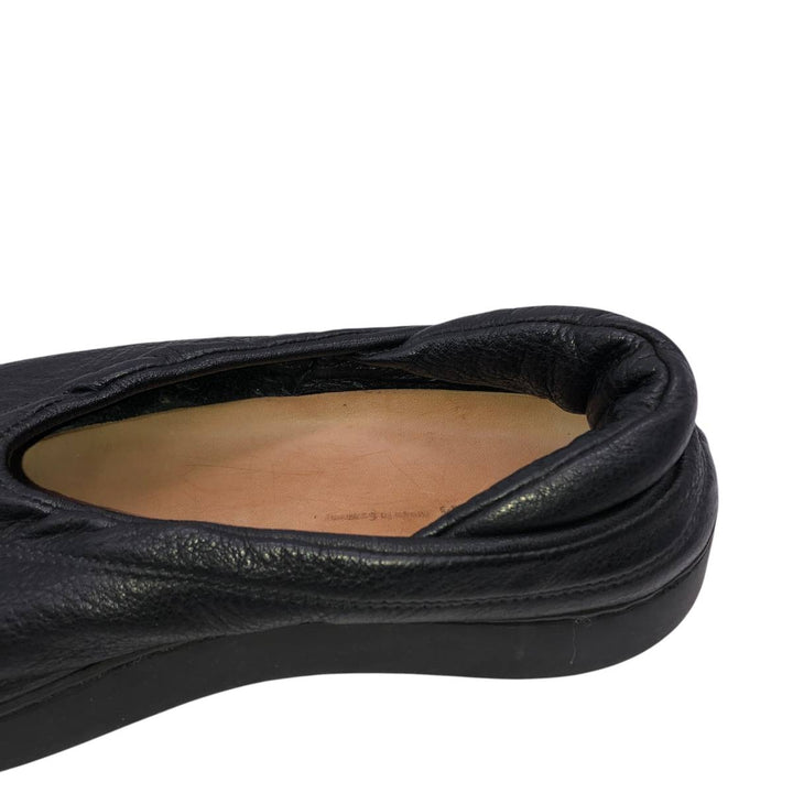 Trippen leather shoes, made in Germany, size 39 Women's 25.0cm unclear black type Vintage Second Hand