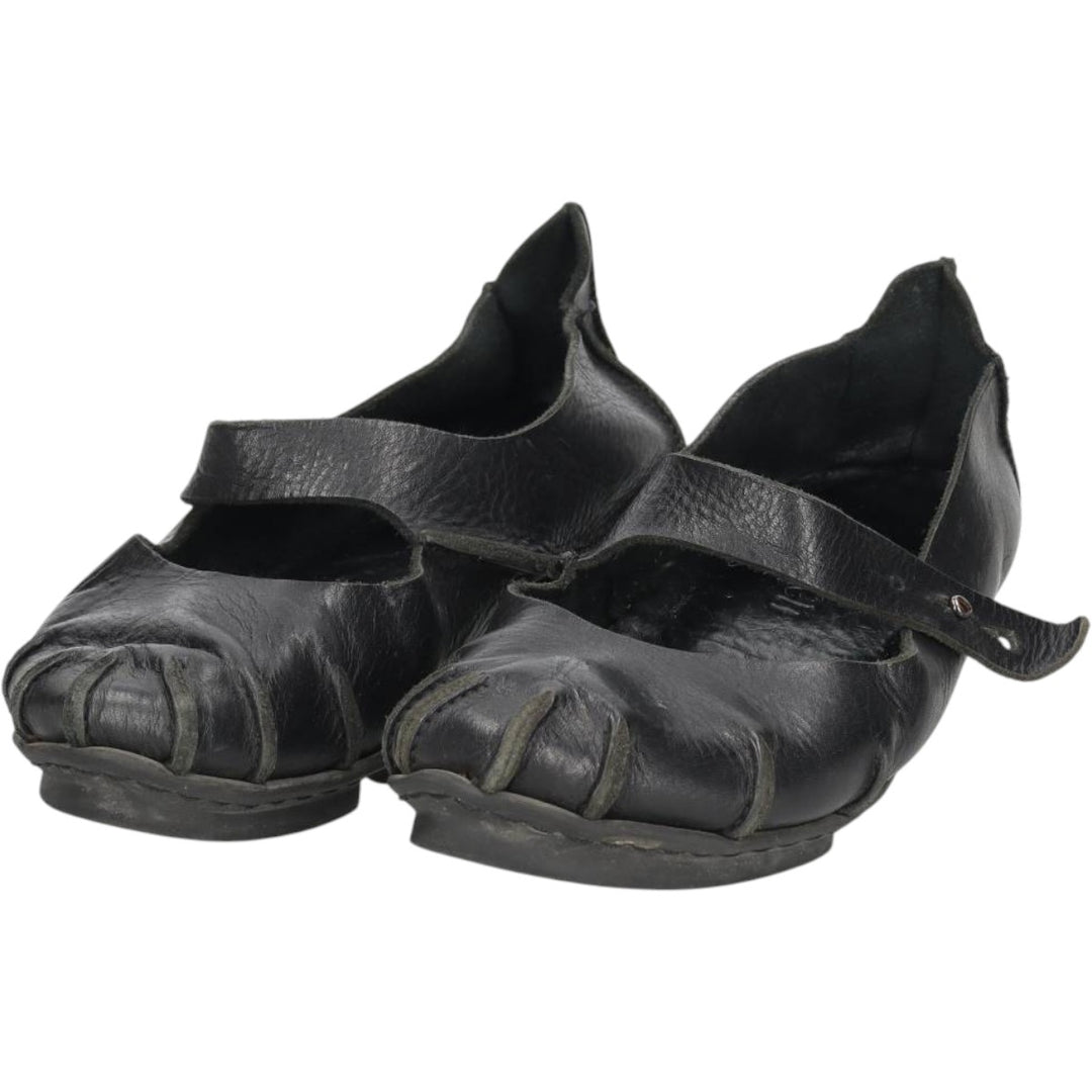 Trippen strap shoes Women's 24.0cm unclear black type Vintage Second Hand