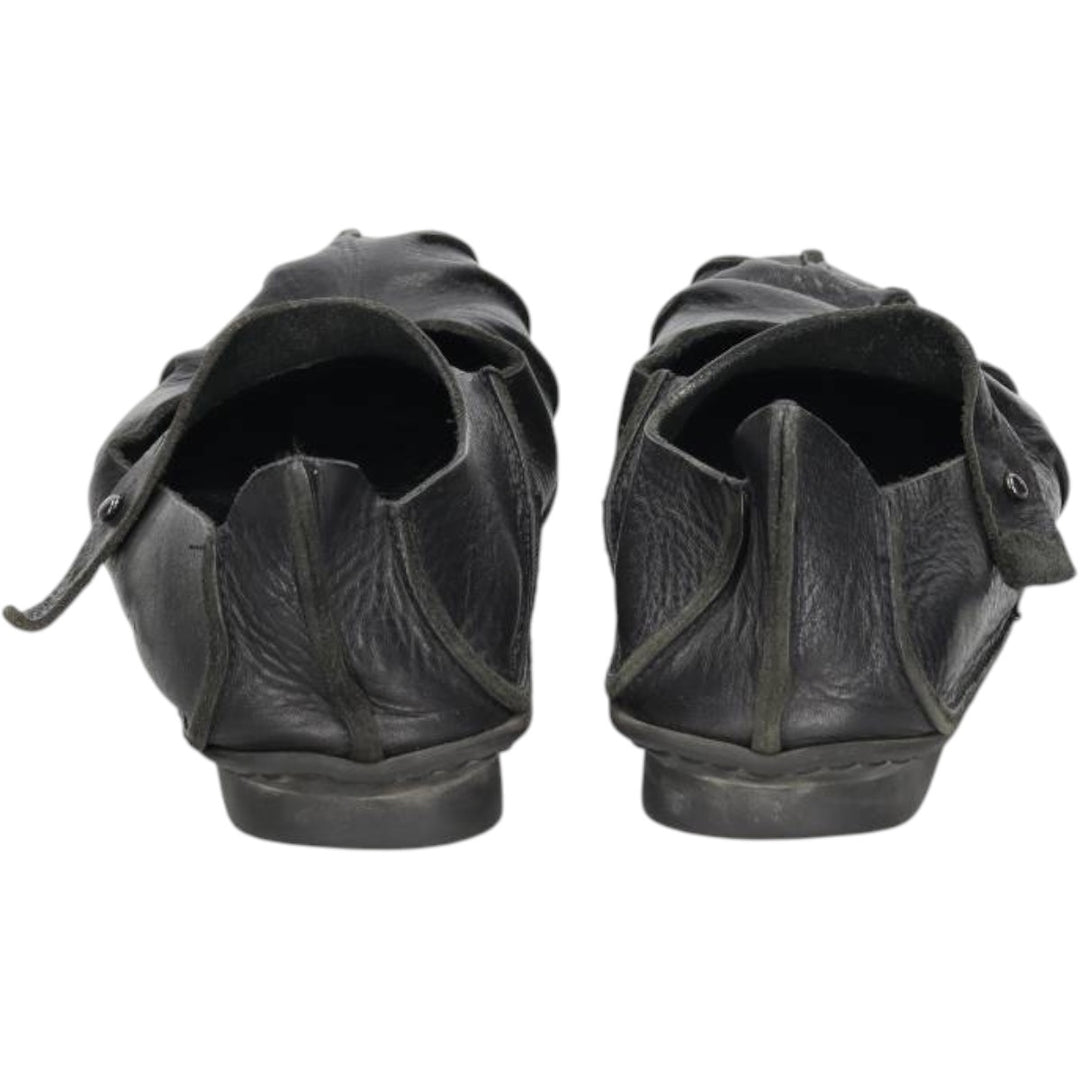 Trippen strap shoes Women's 24.0cm unclear black type Vintage Second Hand
