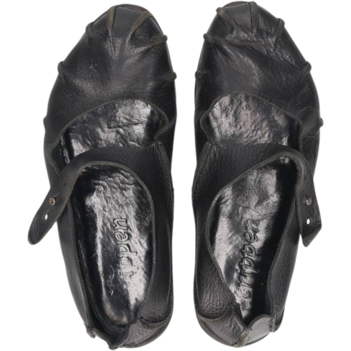 Trippen strap shoes Women's 24.0cm unclear black type Vintage Second Hand
