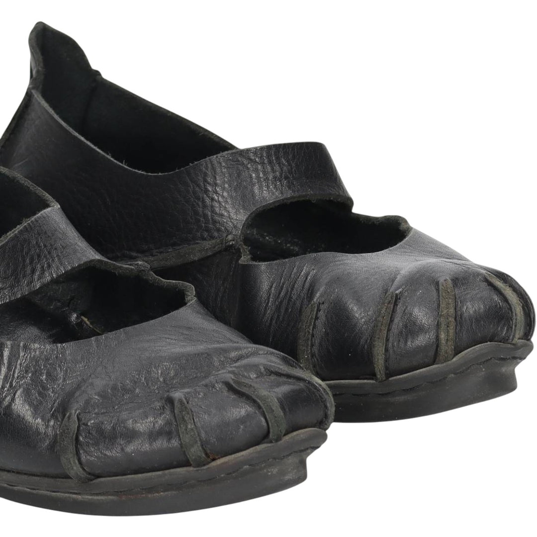 Trippen strap shoes Women's 24.0cm unclear black type Vintage Second Hand