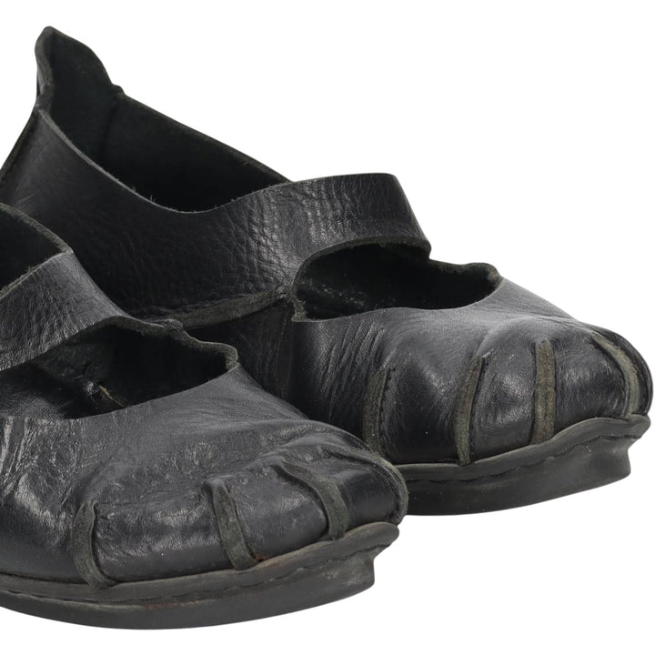 Trippen strap shoes Women's 24.0cm unclear black type Vintage Second Hand