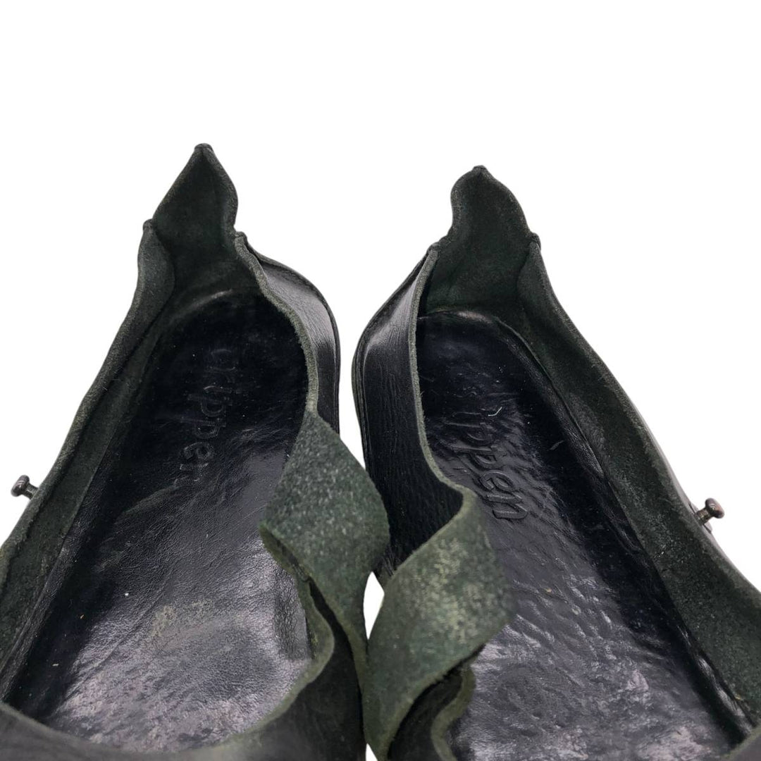 Trippen strap shoes Women's 24.0cm unclear black type Vintage Second Hand
