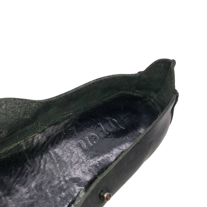 Trippen strap shoes Women's 24.0cm unclear black type Vintage Second Hand