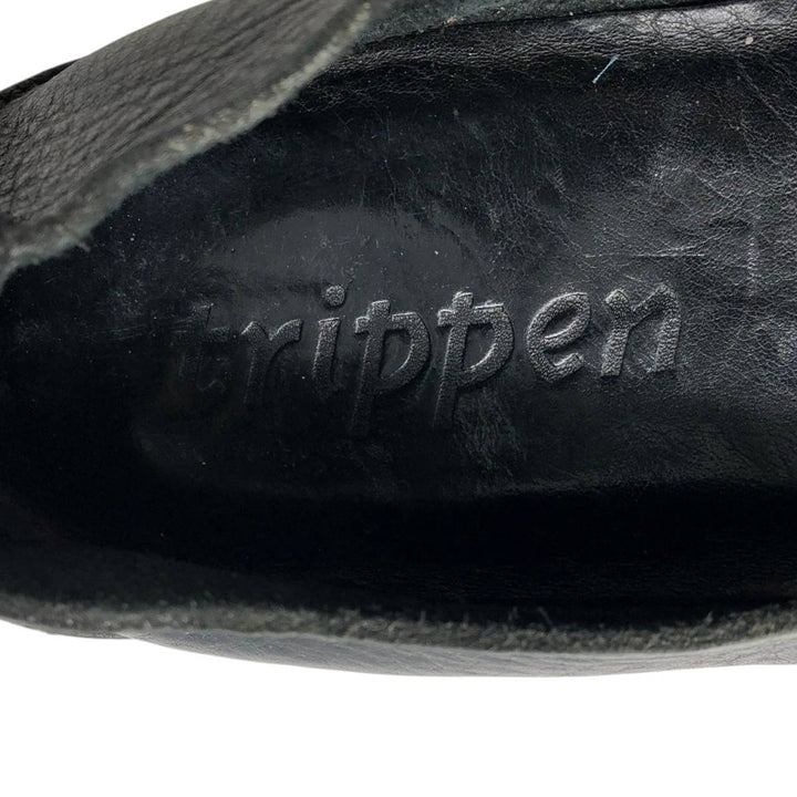 Trippen strap shoes Women's 24.0cm unclear black type Vintage Second Hand