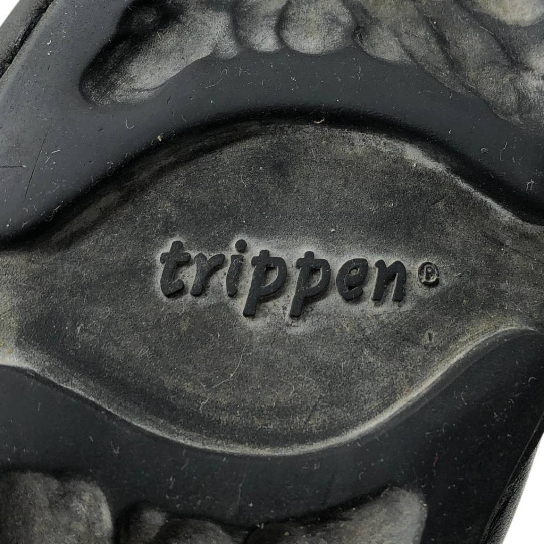 Trippen strap shoes Women's 24.0cm unclear black type Vintage Second Hand