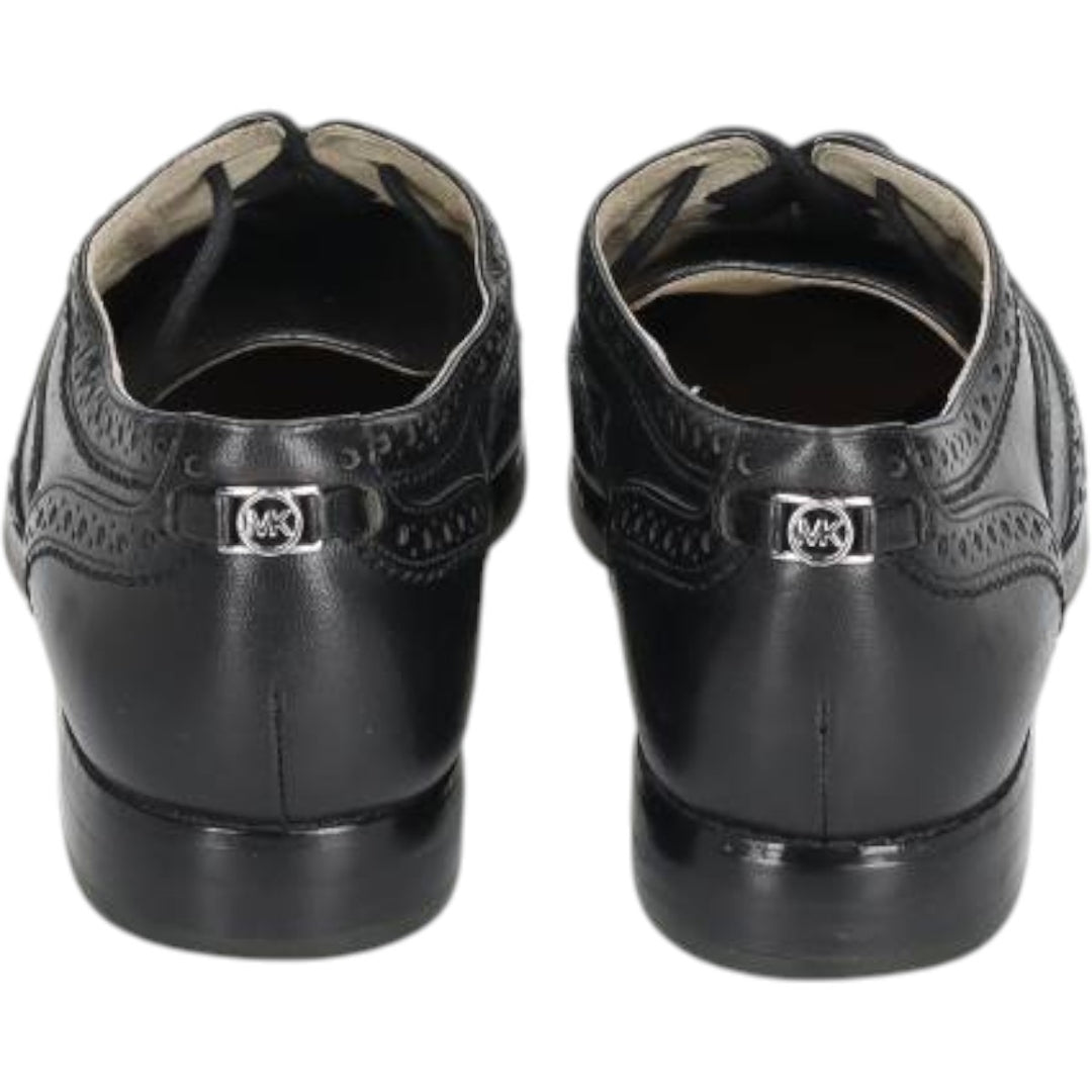 Michael Kors MICHAEL KORS MICHAEL wingtip shoes, size 8M Women's 25.0cm genuine leather black type Vintage Second Hand