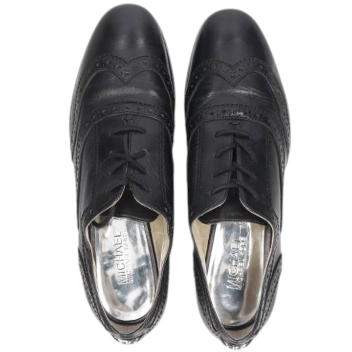Michael Kors MICHAEL KORS MICHAEL wingtip shoes, size 8M Women's 25.0cm genuine leather black type Vintage Second Hand