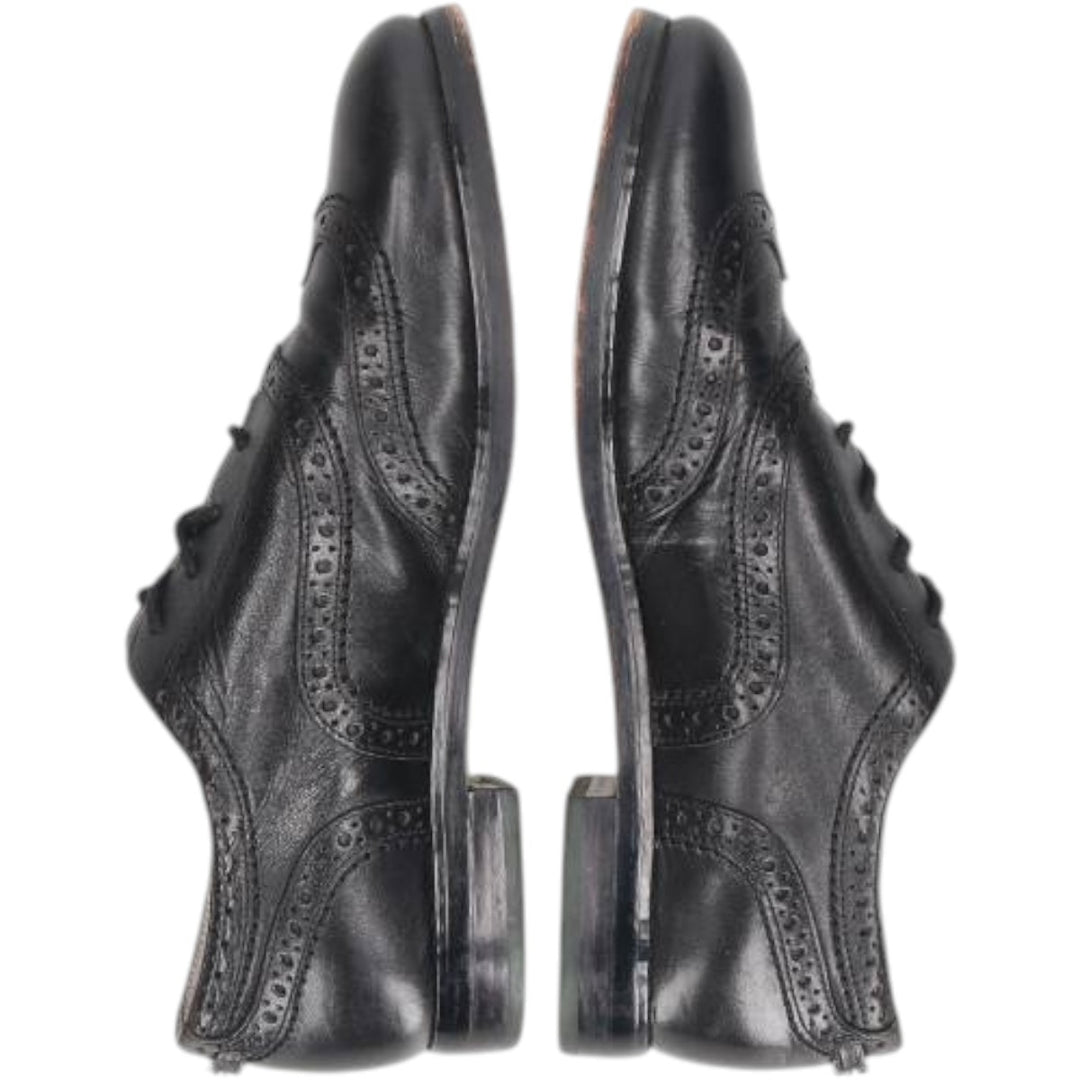 Michael Kors MICHAEL KORS MICHAEL wingtip shoes, size 8M Women's 25.0cm genuine leather black type Vintage Second Hand
