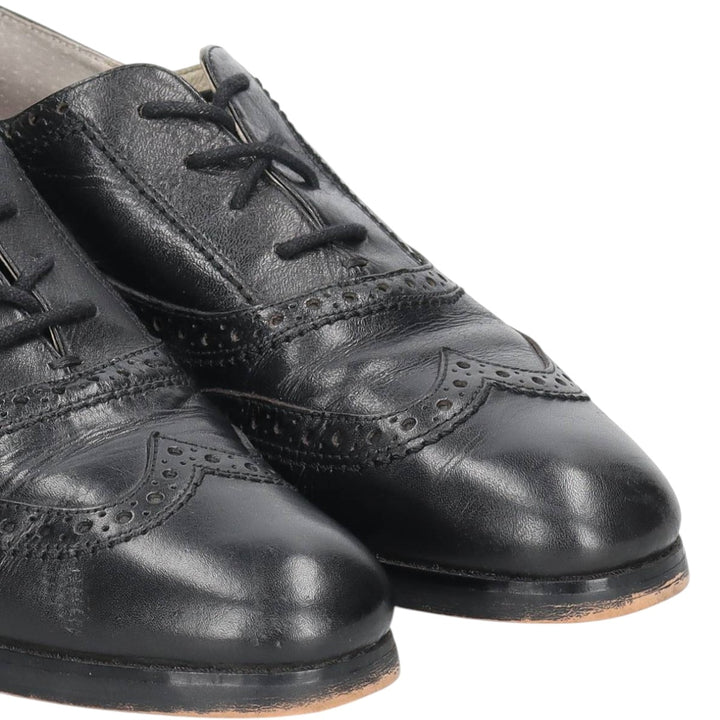 Michael Kors MICHAEL KORS MICHAEL wingtip shoes, size 8M Women's 25.0cm genuine leather black type Vintage Second Hand