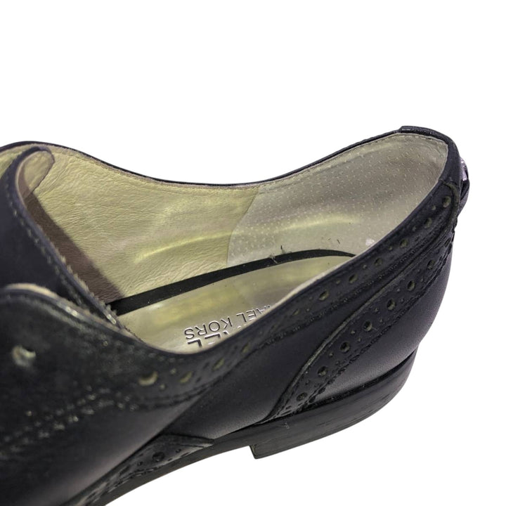 Michael Kors MICHAEL KORS MICHAEL wingtip shoes, size 8M Women's 25.0cm genuine leather black type Vintage Second Hand