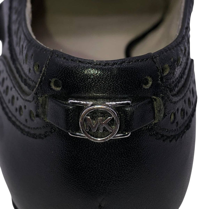 Michael Kors MICHAEL KORS MICHAEL wingtip shoes, size 8M Women's 25.0cm genuine leather black type Vintage Second Hand