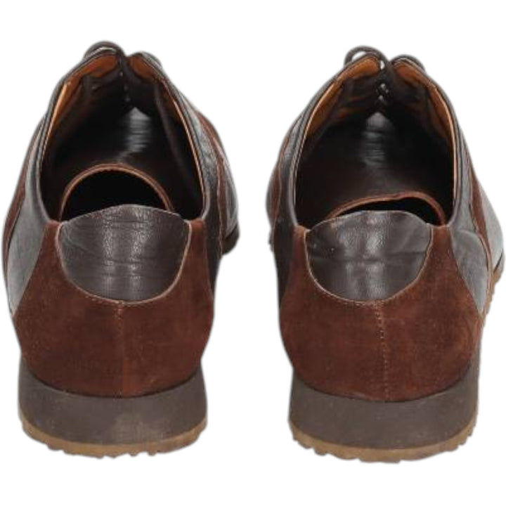 KARSTON plain toe shoes, made in France. Women's 25.0cm genuine leather brown type Vintage Second Hand