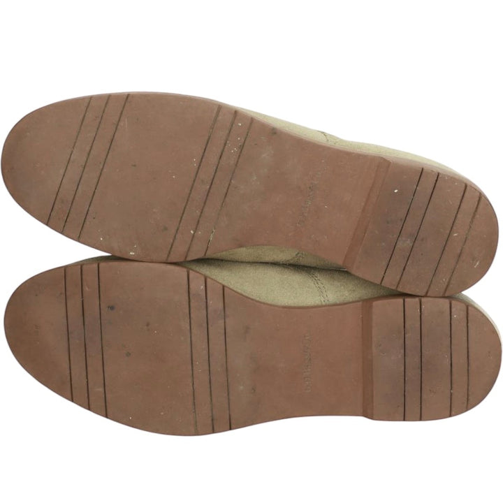 GHBass BASS-EMMA Suede Plain Toe Shoes, Size 8M Women's 24.5cm Genuine Leather Suede Beige type Vintage Second Hand