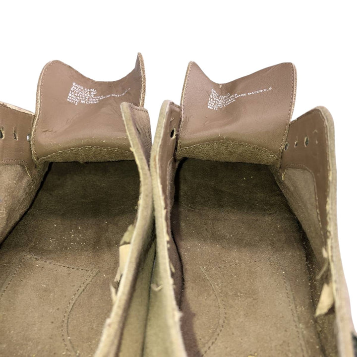 GHBass BASS-EMMA Suede Plain Toe Shoes, Size 8M Women's 24.5cm Genuine Leather Suede Beige type Vintage Second Hand