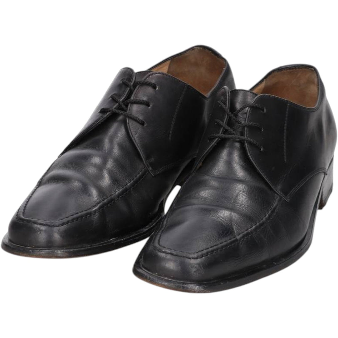 Salvatore Ferragamo STUDIO U-tip shoes, size 9 (2E) Men's 27.0cm unclear black type Vintage Second Hand
