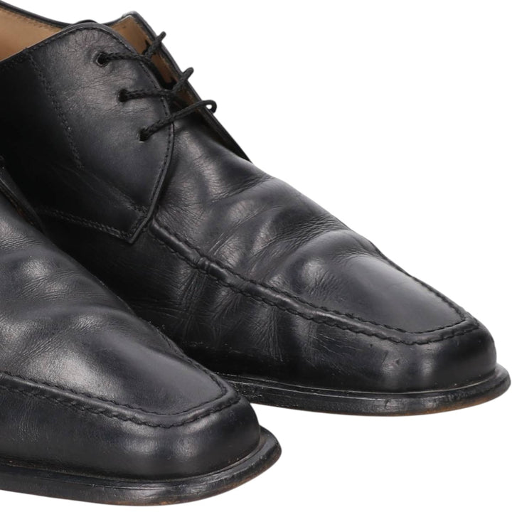 Salvatore Ferragamo STUDIO U-tip shoes, size 9 (2E) Men's 27.0cm unclear black type Vintage Second Hand