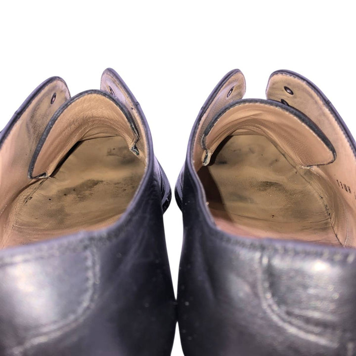 Salvatore Ferragamo STUDIO U-tip shoes, size 9 (2E) Men's 27.0cm unclear black type Vintage Second Hand