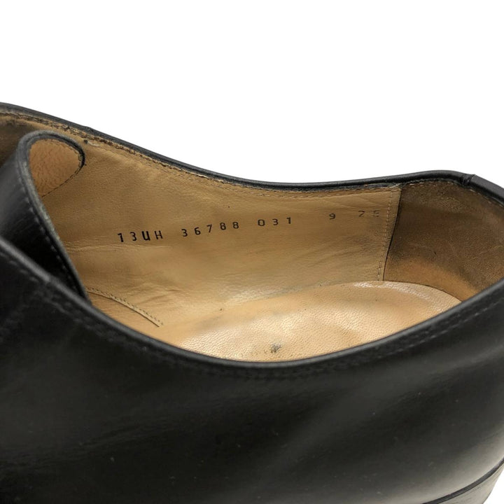 Salvatore Ferragamo STUDIO U-tip shoes, size 9 (2E) Men's 27.0cm unclear black type Vintage Second Hand