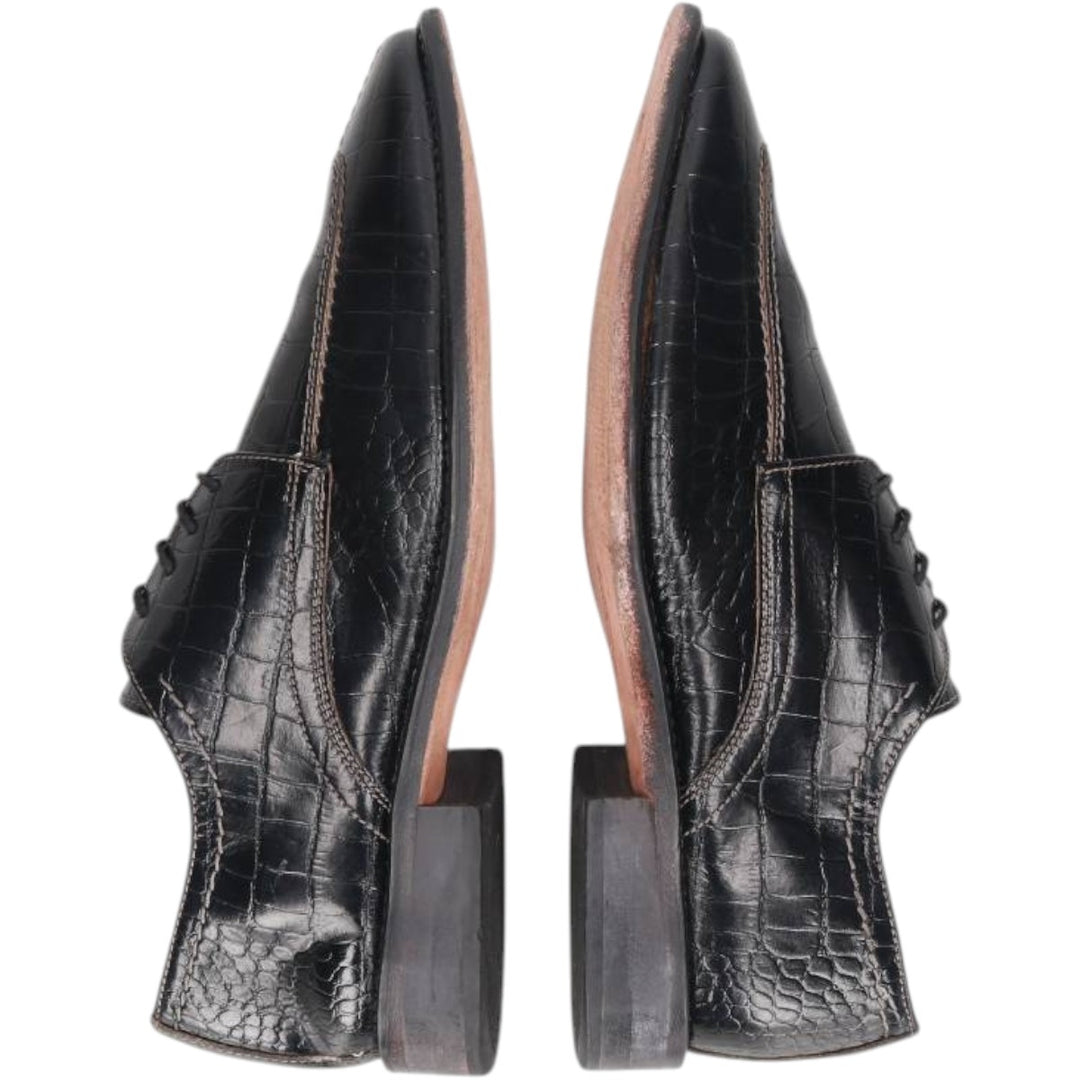 Stacy Adams U-tip shoes, size 8M Men's 26.0cm genuine leather black type Vintage Second Hand