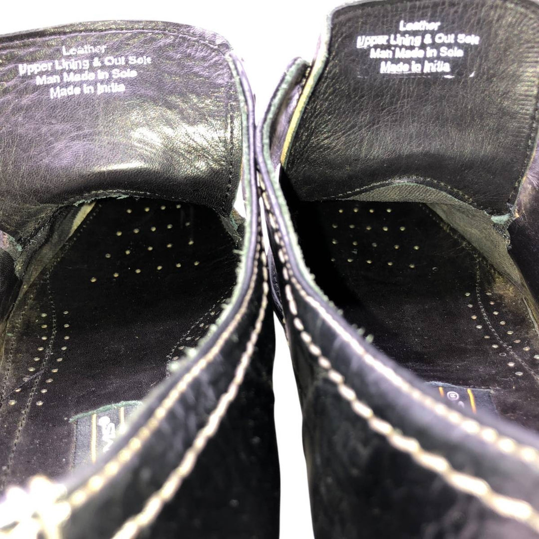 Stacy Adams U-tip shoes, size 8M Men's 26.0cm genuine leather black type Vintage Second Hand