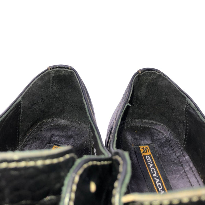 Stacy Adams U-tip shoes, size 8M Men's 26.0cm genuine leather black type Vintage Second Hand