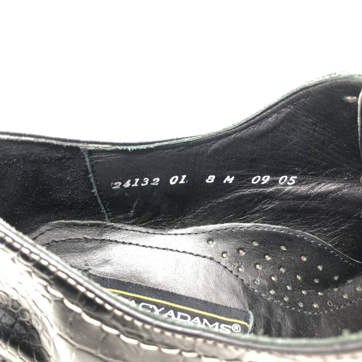 Stacy Adams U-tip shoes, size 8M Men's 26.0cm genuine leather black type Vintage Second Hand