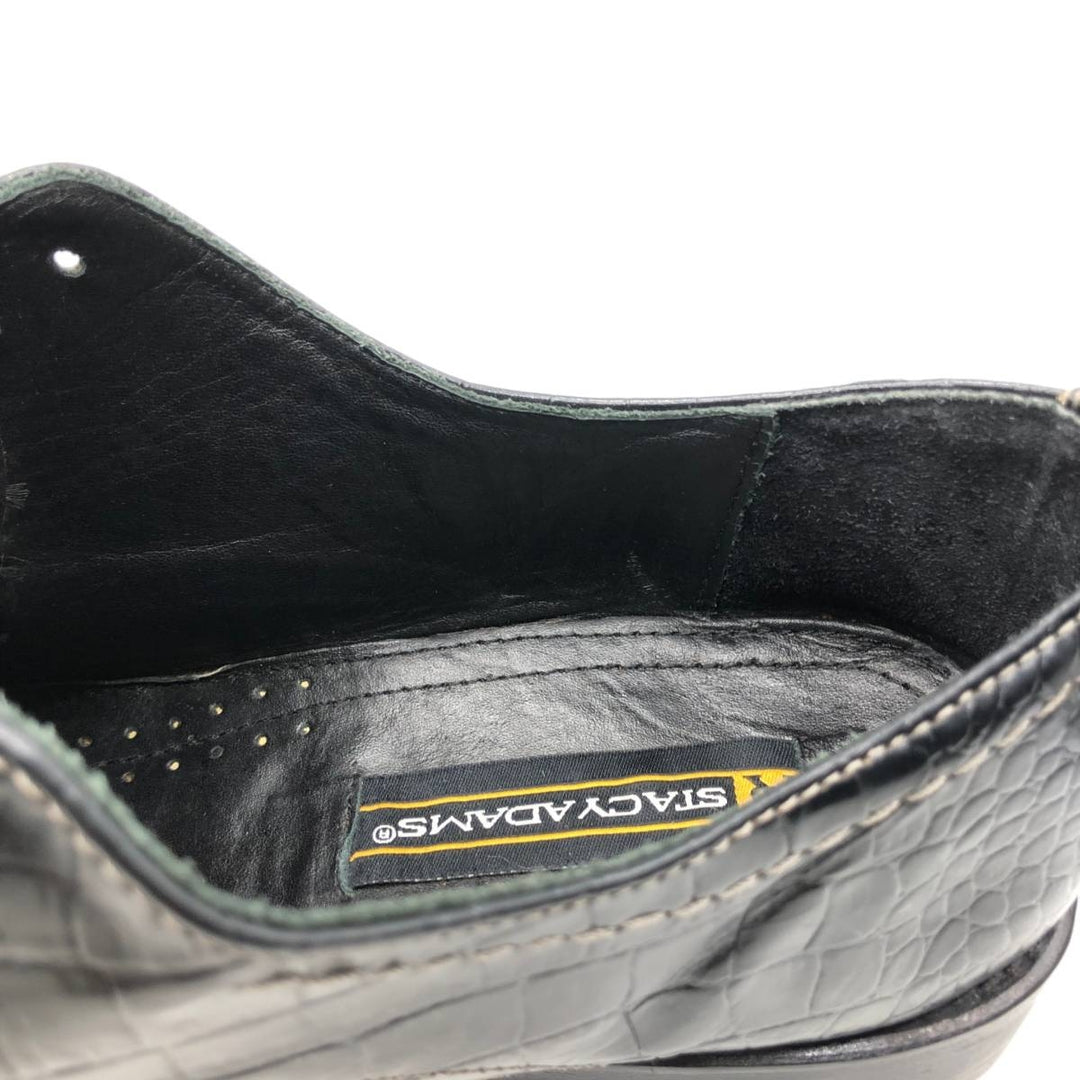 Stacy Adams U-tip shoes, size 8M Men's 26.0cm genuine leather black type Vintage Second Hand