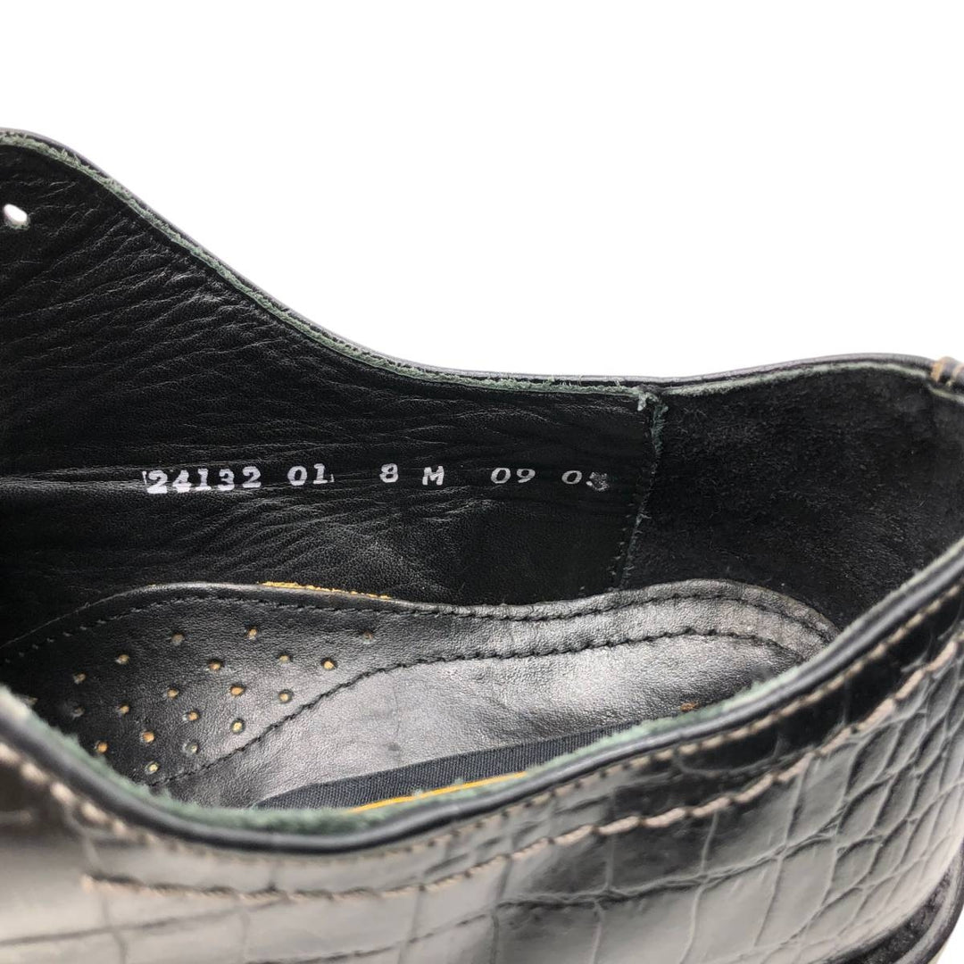 Stacy Adams U-tip shoes, size 8M Men's 26.0cm genuine leather black type Vintage Second Hand