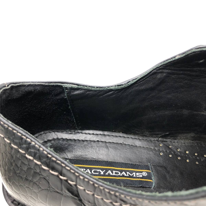 Stacy Adams U-tip shoes, size 8M Men's 26.0cm genuine leather black type Vintage Second Hand