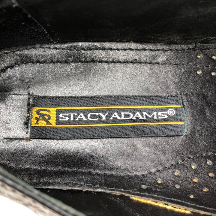 Stacy Adams U-tip shoes, size 8M Men's 26.0cm genuine leather black type Vintage Second Hand