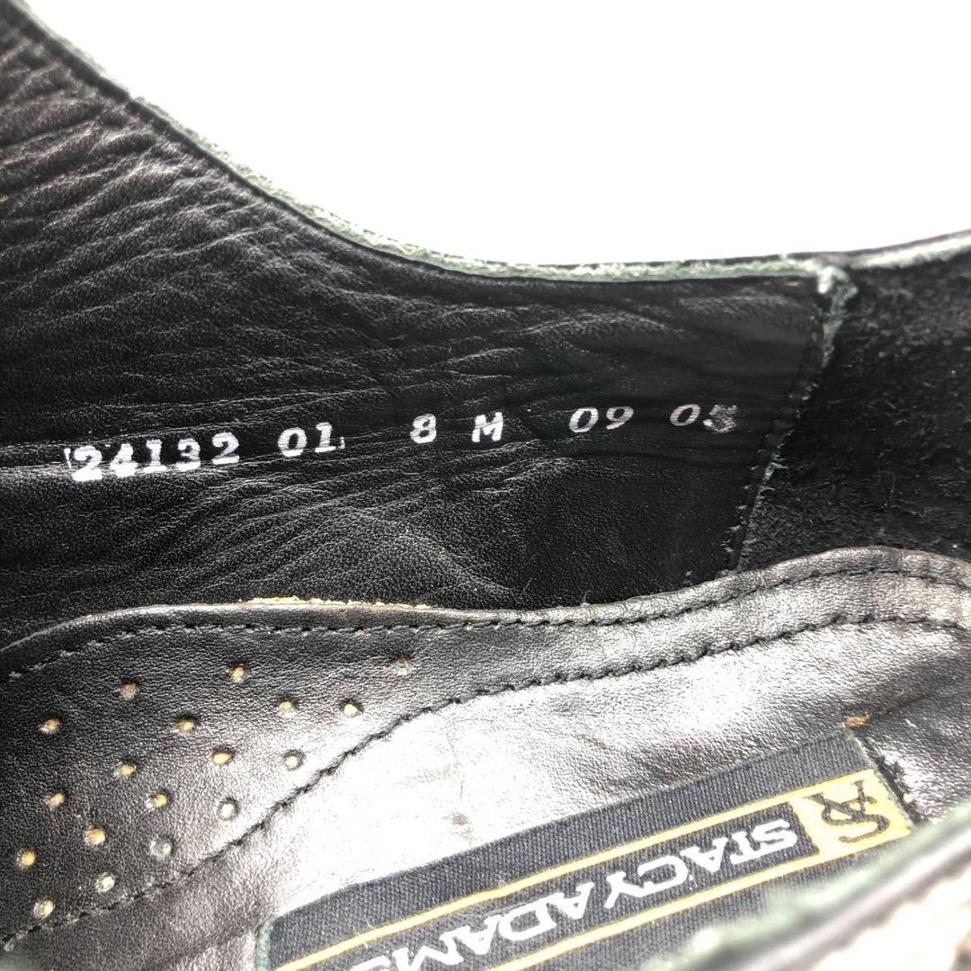 Stacy Adams U-tip shoes, size 8M Men's 26.0cm genuine leather black type Vintage Second Hand