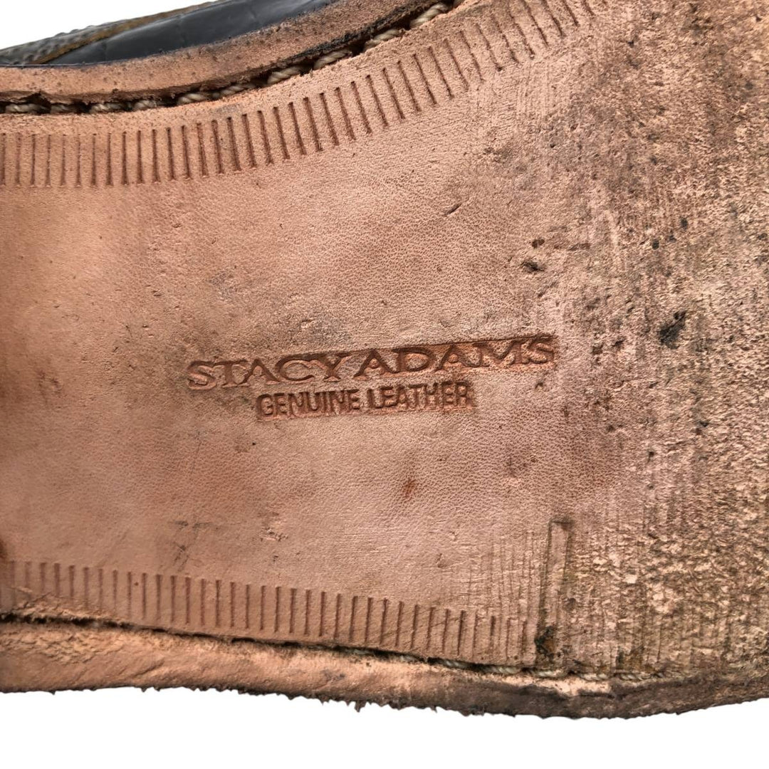 Stacy Adams U-tip shoes, size 8M Men's 26.0cm genuine leather black type Vintage Second Hand