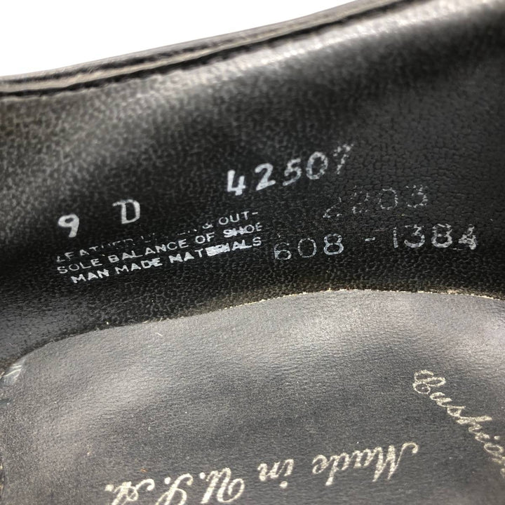 Towncraft U-tip shoes, made in USA, size 9D Men's 27.5cm genuine leather black type Vintage Second Hand