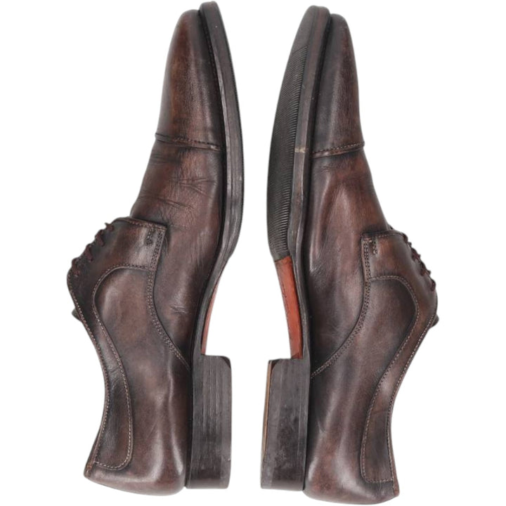 FRANCESCO BENIGNO Straight-tip shoes, Made in Italy, Size 8 Men's 26.5cm genuine leather brown type Vintage Second Hand