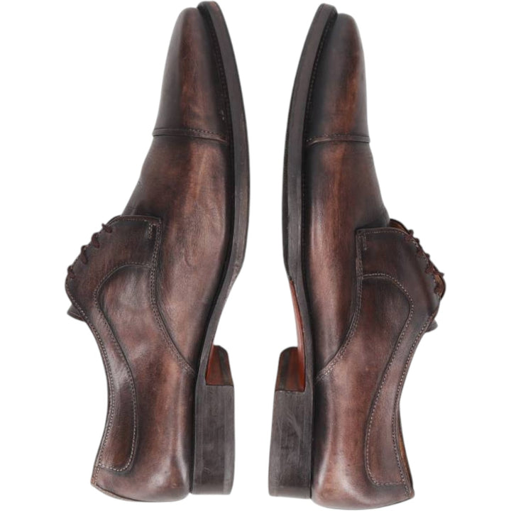 FRANCESCO BENIGNO Straight-tip shoes, Made in Italy, Size 8 Men's 26.5cm genuine leather brown type Vintage Second Hand