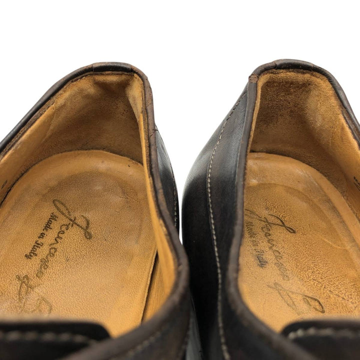 FRANCESCO BENIGNO Straight-tip shoes, Made in Italy, Size 8 Men's 26.5cm genuine leather brown type Vintage Second Hand