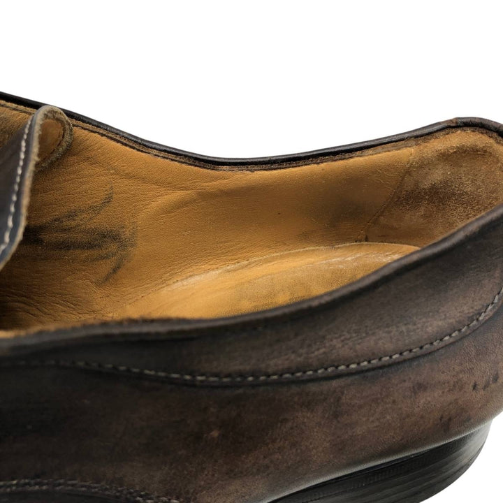 FRANCESCO BENIGNO Straight-tip shoes, Made in Italy, Size 8 Men's 26.5cm genuine leather brown type Vintage Second Hand
