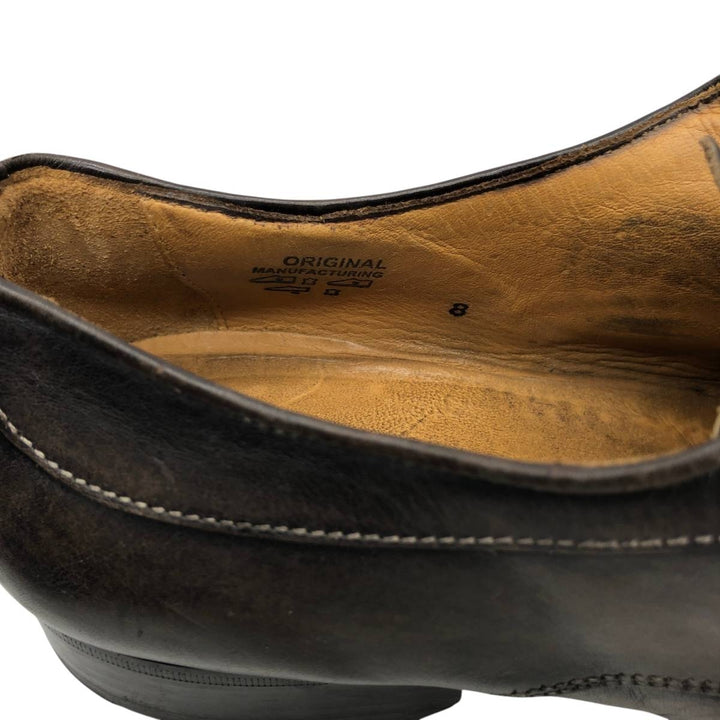 FRANCESCO BENIGNO Straight-tip shoes, Made in Italy, Size 8 Men's 26.5cm genuine leather brown type Vintage Second Hand