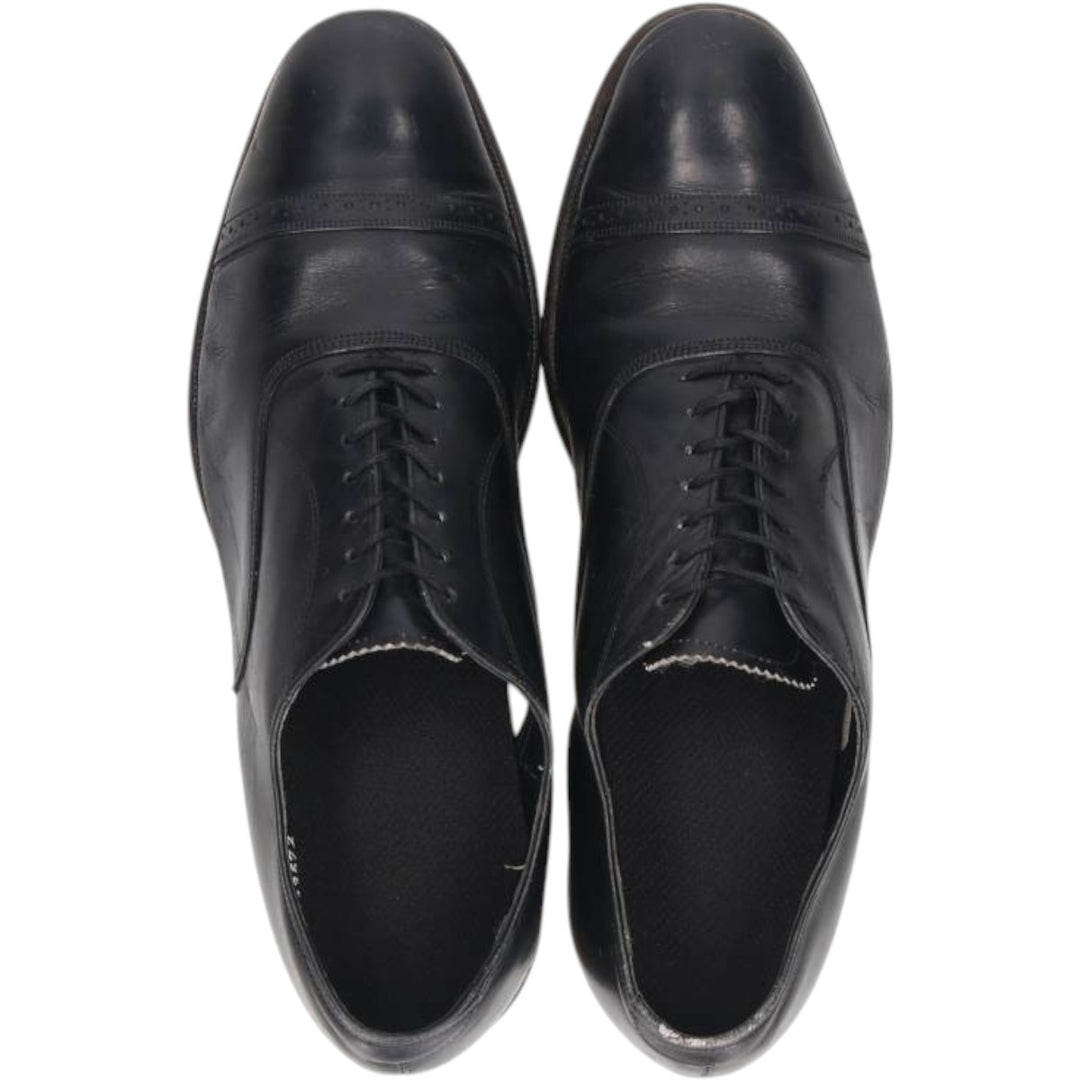 Florsheim Penfield Straight Tip Shoes, Size 10 C Men's 28.0cm unclear black type Vintage Second Hand