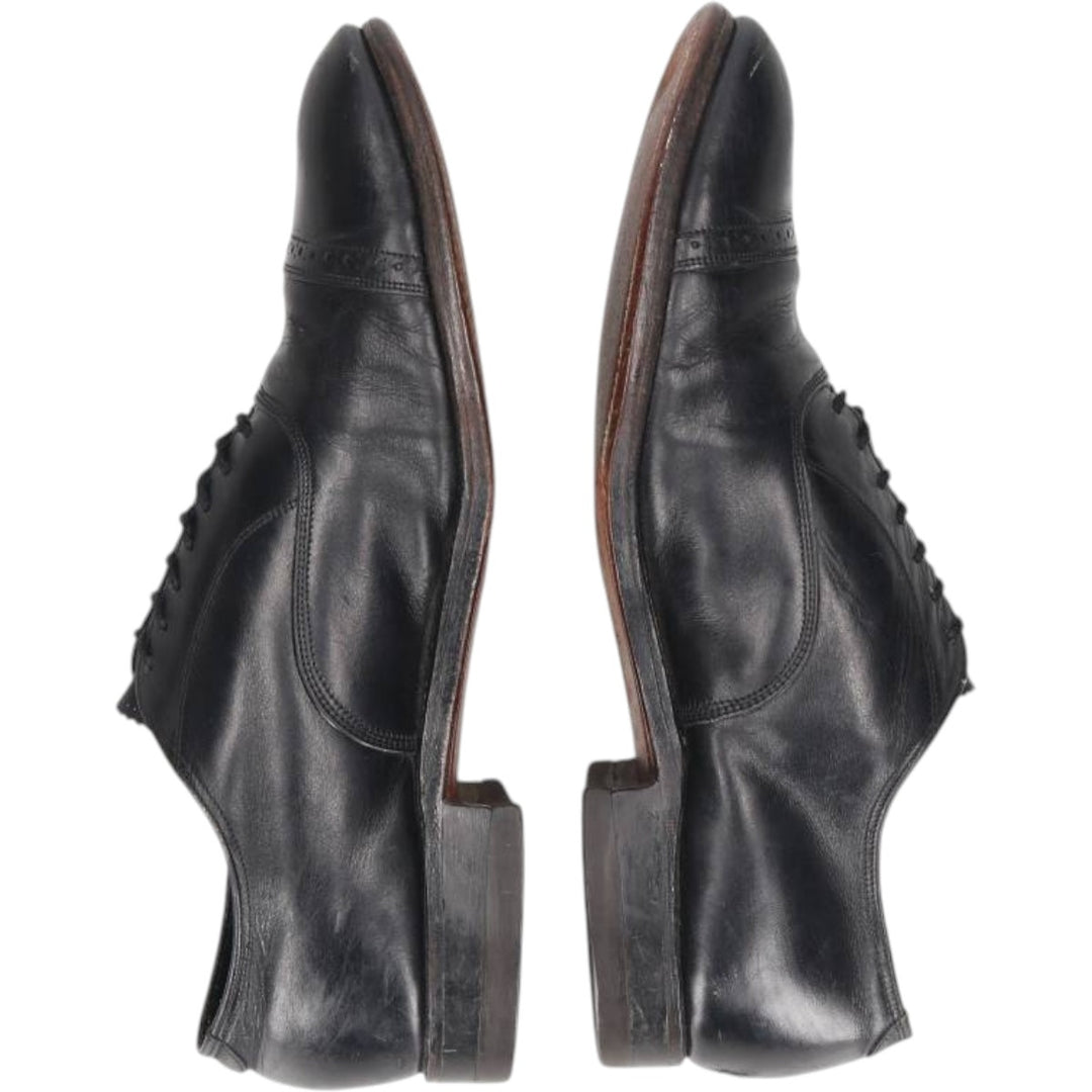 Florsheim Penfield Straight Tip Shoes, Size 10 C Men's 28.0cm unclear black type Vintage Second Hand