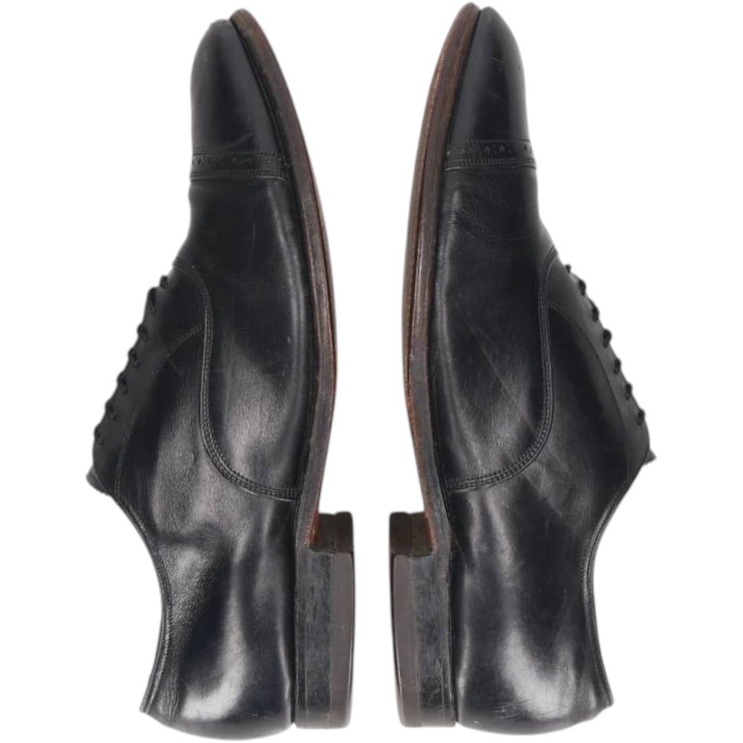 Florsheim Penfield Straight Tip Shoes, Size 10 C Men's 28.0cm unclear black type Vintage Second Hand