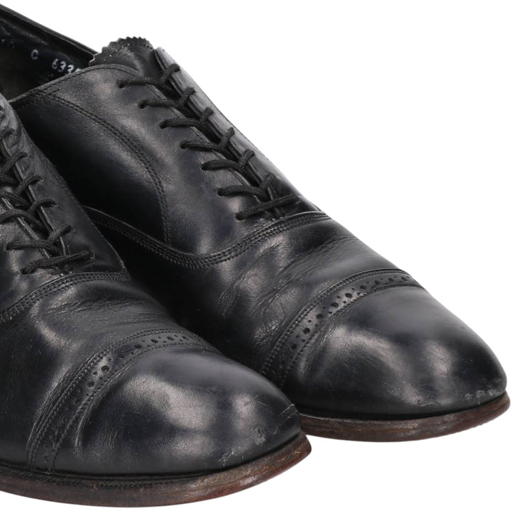 Florsheim Penfield Straight Tip Shoes, Size 10 C Men's 28.0cm unclear black type Vintage Second Hand