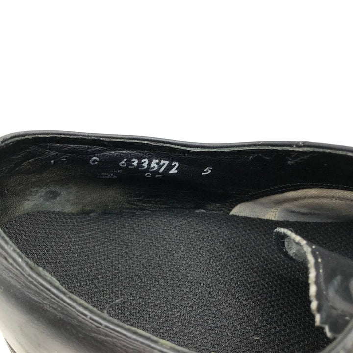 Florsheim Penfield Straight Tip Shoes, Size 10 C Men's 28.0cm unclear black type Vintage Second Hand