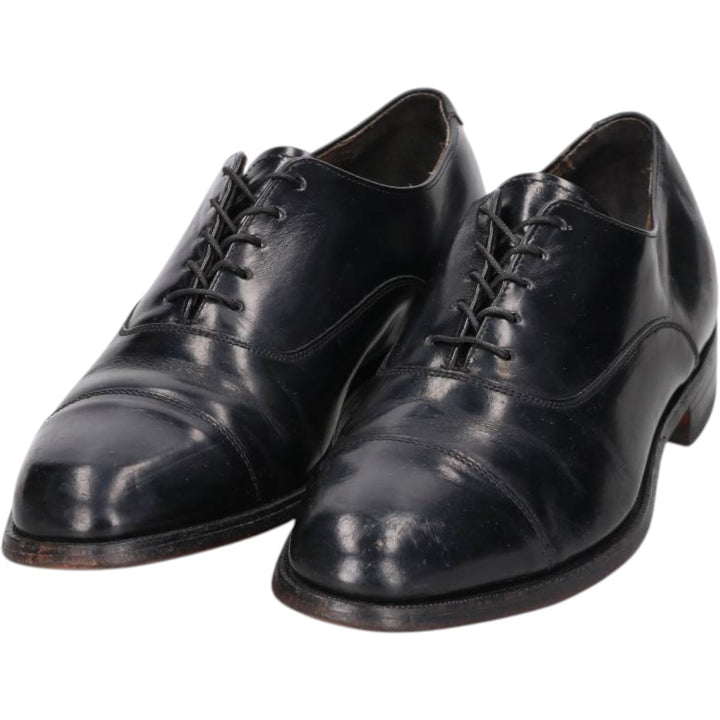 Bostonian Straight Tip Shoes, Made in USA Men's 26.5cm unclear black type Vintage Second Hand
